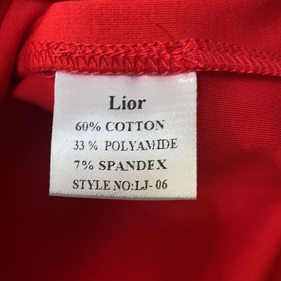 NEW Vibrant Red Tunic Length Top - Picture 3 of 5